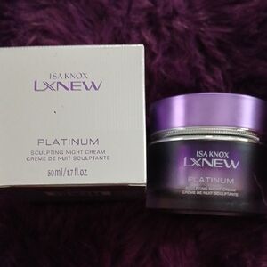 Avon LXNEW Platinum Night Cream - Sleek Silver and Purple